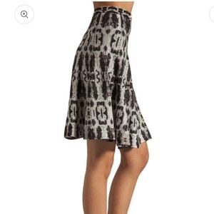 BCBG MaxAzria A-line Silk Blend Skirt Size XS